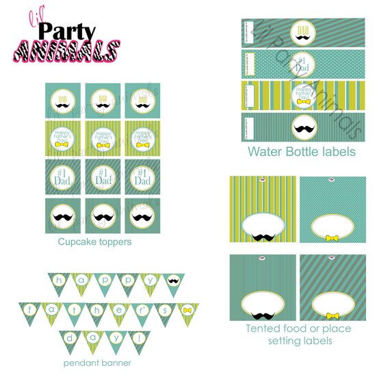 DIY Printable Father's Day Package INSTANT DOWNLOAD Il_570xn