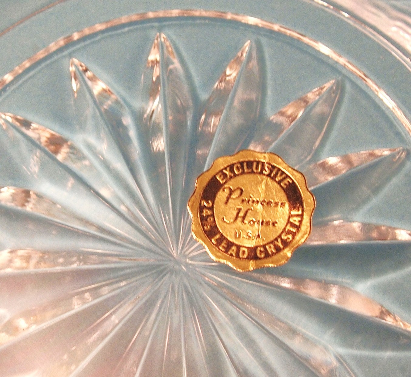 Vintage Princess House Lead Crystal Candy Dishes Circa 1970