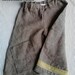 Boys 6-9 month brown linen summer pants. Ready to ship (LondinLuxBrand)