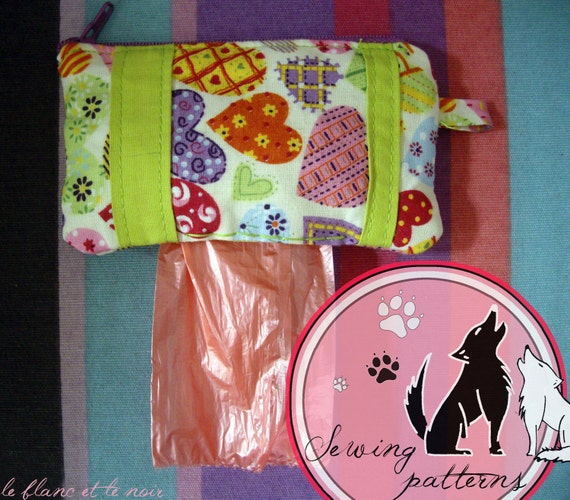 Dog Treat Dispenser >> Dog Poop Bag Pouch Sewing Pattern. Model 1 Dog Treat Dispenser >> Dog Poop Bag Pouch Sewing Pattern. Model 1