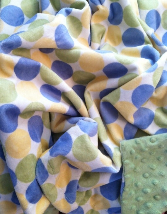 Minky Adult Blanket Adult Minky Throw by DesignsByDiBlankets