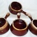Vintage McCoy Soup Crocks...4