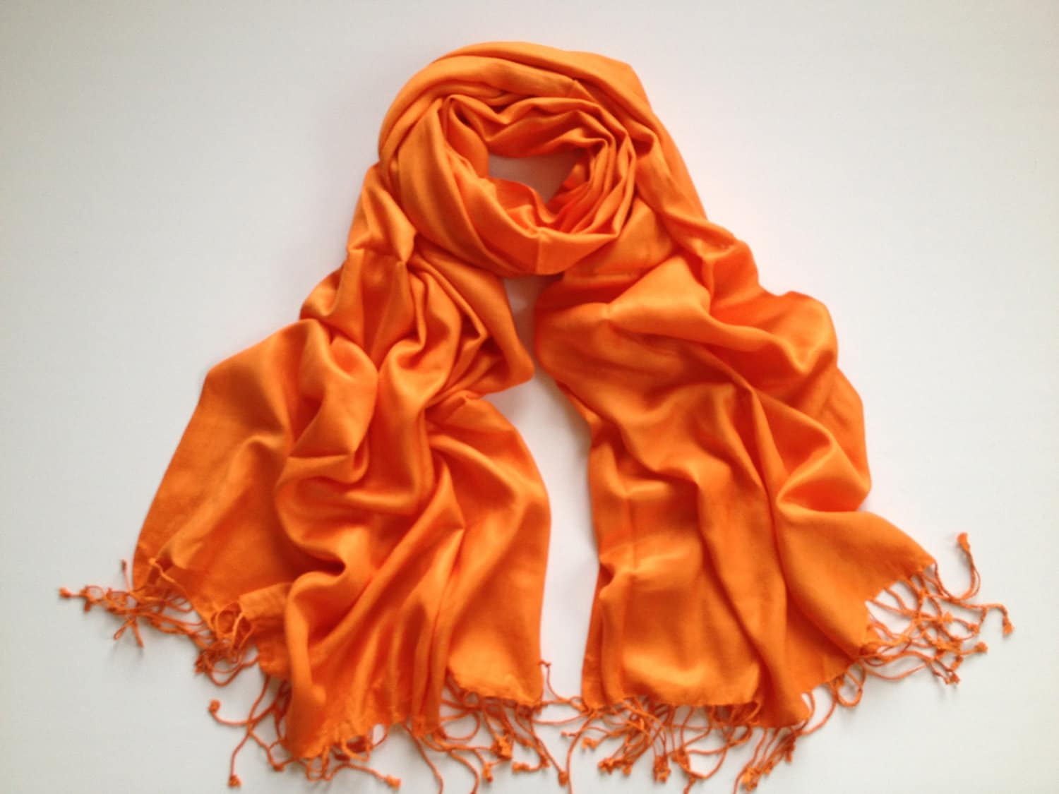 orange pashmina scarf orange pashmina shawl orange fashion
