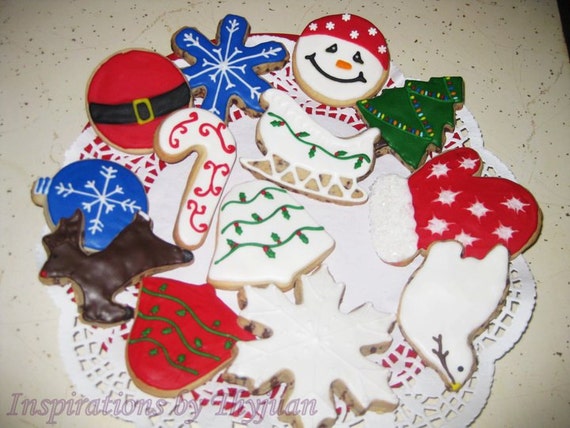 Christmas, Chanukah & Winter Cookies Il_570xn
