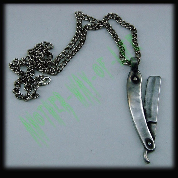 Pendant Barber razor pendant