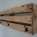 Pallet Wall Mount Coat Rack