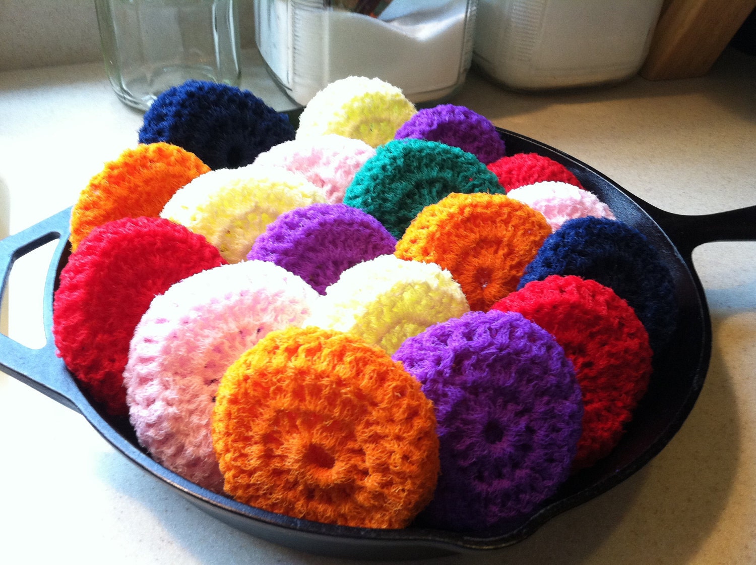 Nylon Pot Scrubbers Scrubbies Pot and pan scrubbers Netting