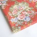 Reserved for Xymox : Japanese Cotton Kimono Fabric Pink Red Vintage Rose,Eleagnt pink purple violet gold rose 100% cotton 2 Meters