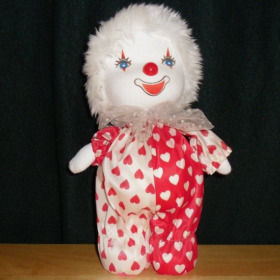 vintage wind up musical clown