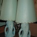 1950's Blue Lamps with Fiberglass Shades