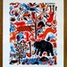 Animal Party limited edition giclee print 48cm x 60cm (14/150)