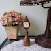 Wooden Table Clock - Hand Turned in Walnut