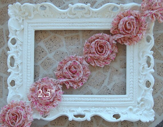 1 yard chiffon shabby frayed fabric flowers wholesale pink 1 yard chiffon shabby frayed fabric flowers wholesale pink