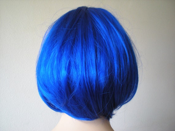 40's Blue Hair Wig - wide 3