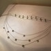 Vintage 2 Wire Chokers Both with Minimal Green Beading