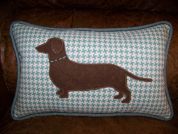 dachshund decorative pillows