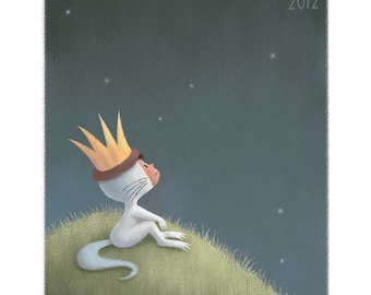 Maurice Sendak Tribute, 11x14 print