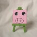 Pig Art - Henry The Pig Original Mini Painting