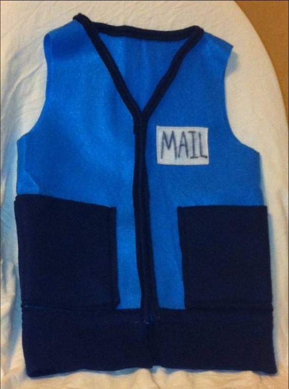 mailman post office dress up vest role play dramatic by WorldofFun