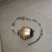 Big Mongolian Bell Hanging from Beaded Cord - Windy City Bells