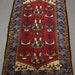 1970s Hand-Knotted Hamadan Persian Rug