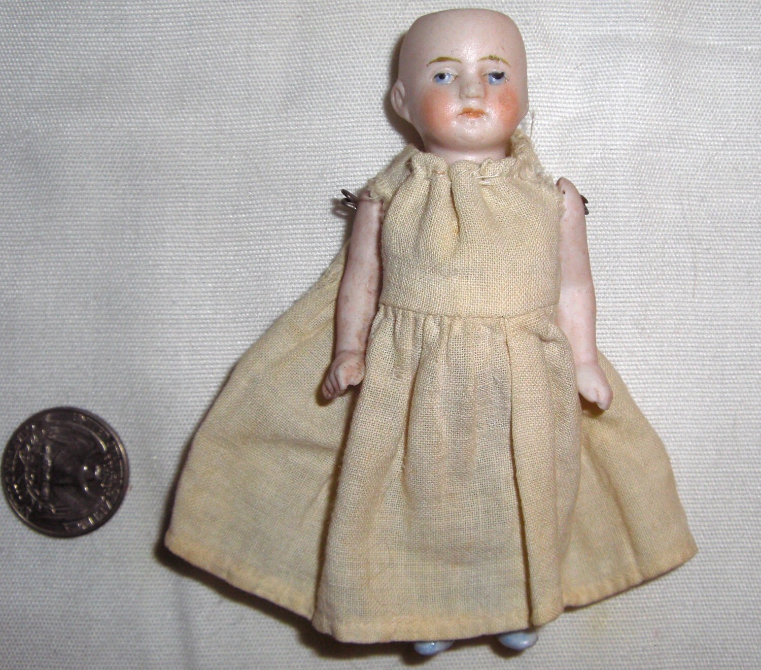 Late 1880's to Early 1900's Era Antique Bisque Doll