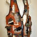 Hippie Handmade CROCHET Patchwork Shaggy Feathered Boho Gypsy Vest Jacket OOAK