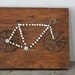 Rustic Wooden Nailhead Art