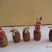 Vintage Little Barrel People Playing Differant Musicial