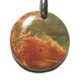 Picasso Jasper pendant, orange, green, gift under 15, orange, green, ready to wear