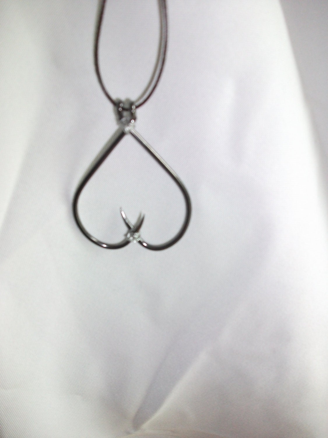 Fish Hook Heart by CRAtiveDesigns on Etsy