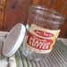 Large Glass Jar: Peanut Butter Vintage Advertising Acme Ball