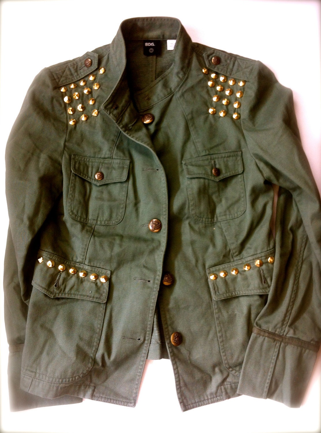 Vintage Green Army Jacket - Army Military