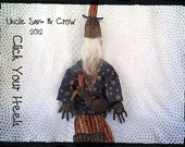 Uncle Sam & Ole Black Crow Primitive Doll Pattern