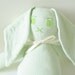 Mint Green Bunny Plush - Eco Friendly -Knit Bunny - Child Friendly