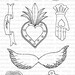 Milagros Clear Rubber Stamp Set