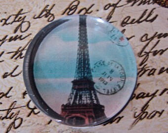 DIY Magnets - Ten Pieces One Inch Flat Clear Glass Circles - Ten Pieces Super Strong 10mm Neodium Rare Earth Magnets