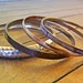 Vintage Bangles/70's Jewelry/Boho Bangles/Silver Bangles/Bohemian Jewelry/Purple Bangles/Rustic Bangles/Gypsy Jewelry/Bangles Set/Stacking