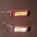 Comic Earrings - Gotham City