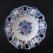 Decorative Pierced Blue and White Plate