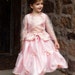 Princess Girl Dress for play, Cinderella or disney costume in pink, blue or gold
