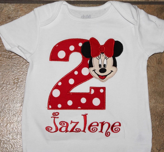 Birthday Shirts Camisas De CumpleaÃ±os De Minnie Mouse Birthday