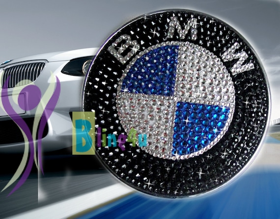 Rhinestones bmw emblem