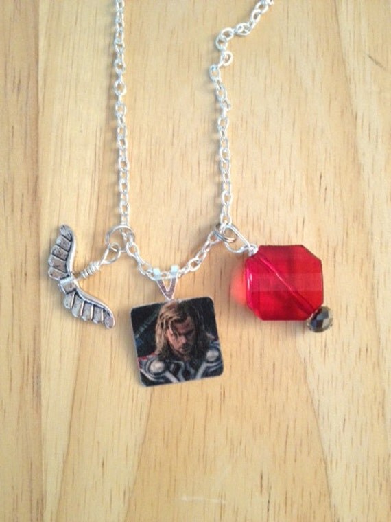 Chris Hemsworth Avengers Thor Charm Necklace