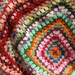 Vibrantly colored afghan