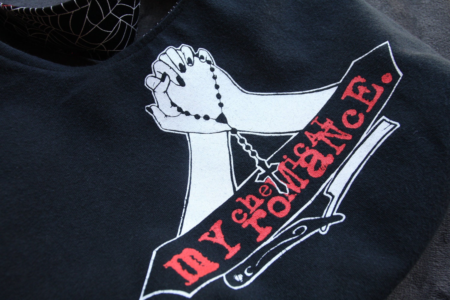 My Chemical Romance OOAK Purse Upcycled Rock Tshirt