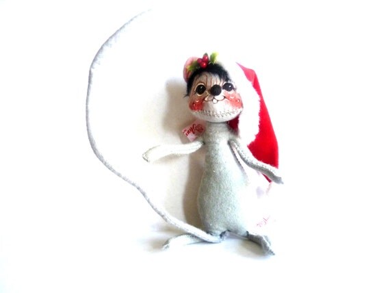 vintage annalee christmas mouse