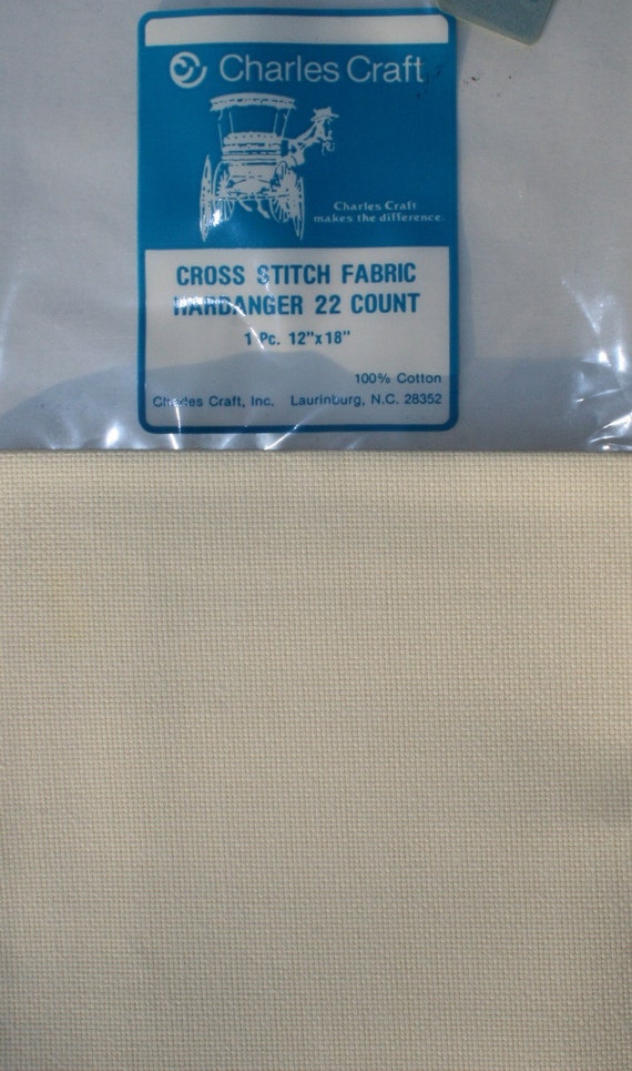 22 Count Hardanger Cross Stitch Fabric Cream 12x18