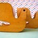 Clearance .. Flying Bird wood Tape dispenser...