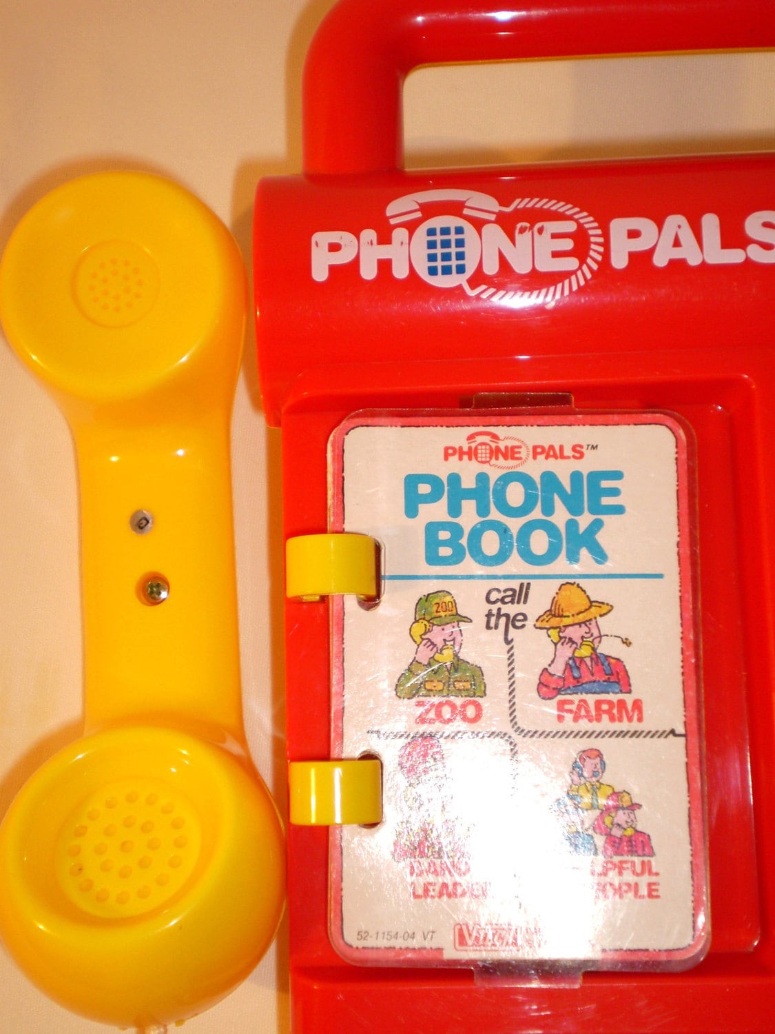 Vintage Toy PHONE PALS by VTech 1990 Great Condition